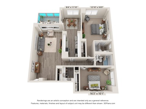 bedroom floor plan | the edge at 450